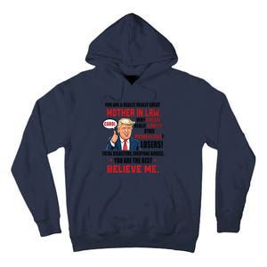 Funny Christmas Gift For Mother In Laws Trump Gift For Motherinlaw From Daugh Tall Hoodie