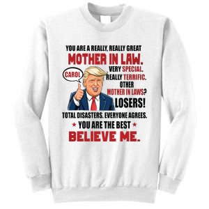 Funny Christmas Gift For Mother In Laws Trump Gift For Motherinlaw From Daugh Sweatshirt