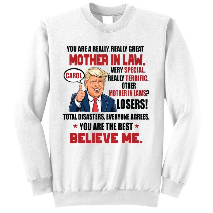 Funny Christmas Gift For Mother In Laws Trump Gift For Motherinlaw From Daugh Sweatshirt