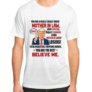 Funny Christmas Gift For Mother In Laws Trump Gift For Motherinlaw From Daugh Adult ChromaSoft Performance T-Shirt