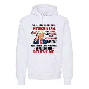 Funny Christmas Gift For Mother In Laws Trump Gift For Motherinlaw From Daugh Premium Hoodie