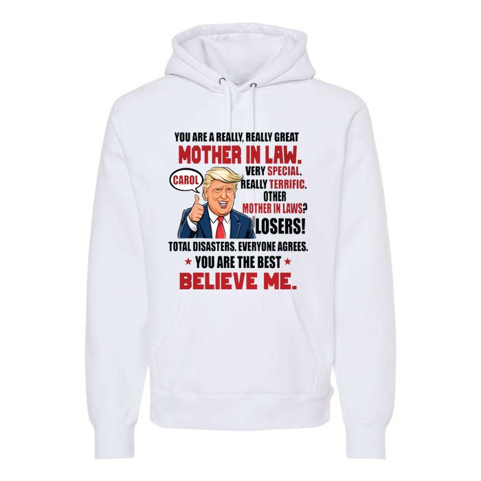 Funny Christmas Gift For Mother In Laws Trump Gift For Motherinlaw From Daugh Premium Hoodie