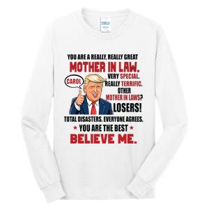 Funny Christmas Gift For Mother In Laws Trump Gift For Motherinlaw From Daugh Tall Long Sleeve T-Shirt