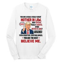 Funny Christmas Gift For Mother In Laws Trump Gift For Motherinlaw From Daugh Tall Long Sleeve T-Shirt