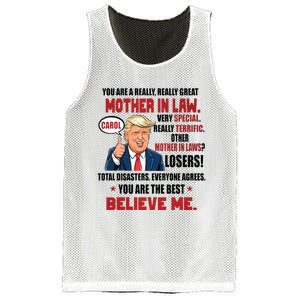 Funny Christmas Gift For Mother In Laws Trump Gift For Motherinlaw From Daugh Mesh Reversible Basketball Jersey Tank