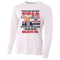 Funny Christmas Gift For Mother In Laws Trump Gift For Motherinlaw From Daugh Cooling Performance Long Sleeve Crew