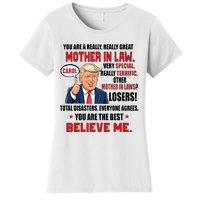 Funny Christmas Gift For Mother In Laws Trump Gift For Motherinlaw From Daugh Women's T-Shirt