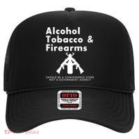 Funny Conservative Gun Rights Second Amendment High Crown Mesh Back Trucker Hat