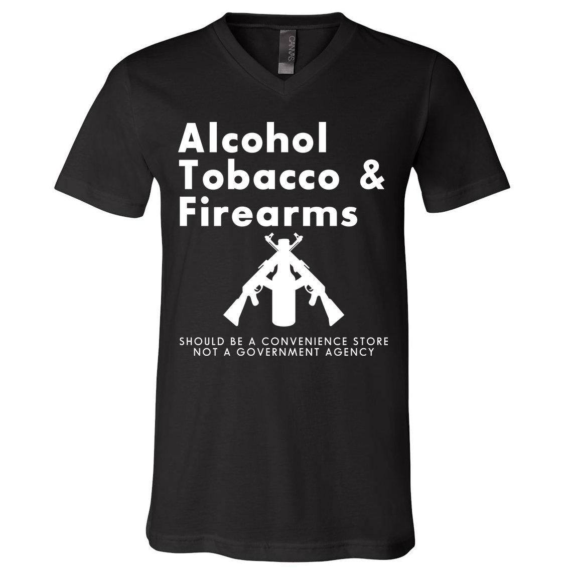 Funny Conservative Gun Rights Second Amendment V-Neck T-Shirt