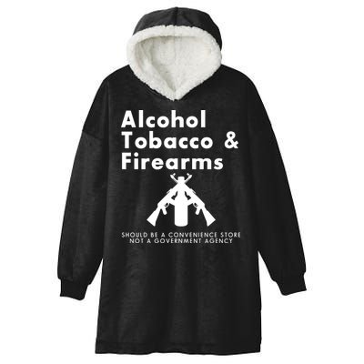 Funny Conservative Gun Rights Second Amendment Hooded Wearable Blanket
