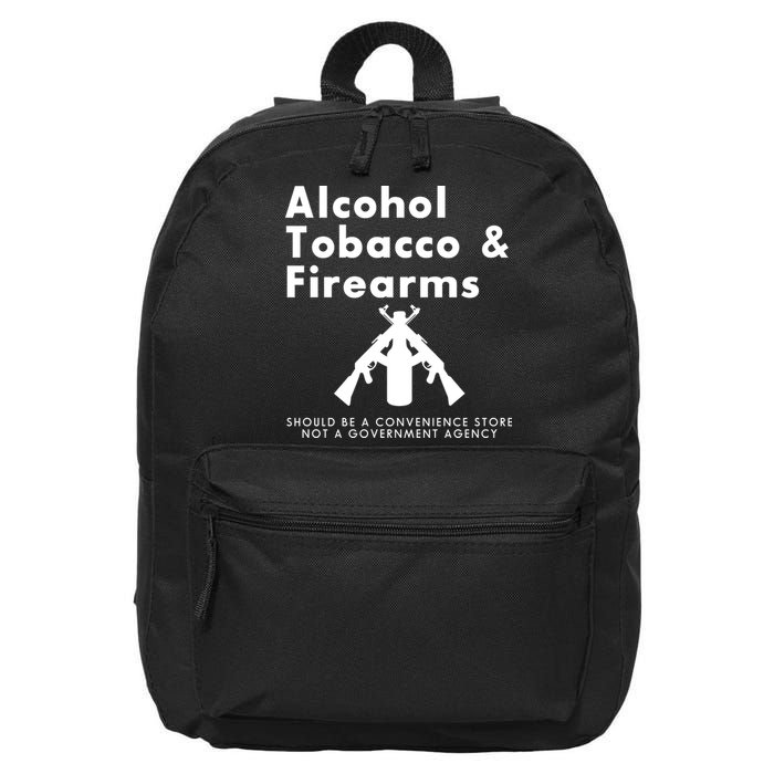Funny Conservative Gun Rights Second Amendment 16 in Basic Backpack