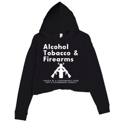 Funny Conservative Gun Rights Second Amendment Crop Fleece Hoodie