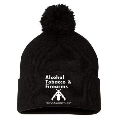 Funny Conservative Gun Rights Second Amendment Pom Pom 12in Knit Beanie