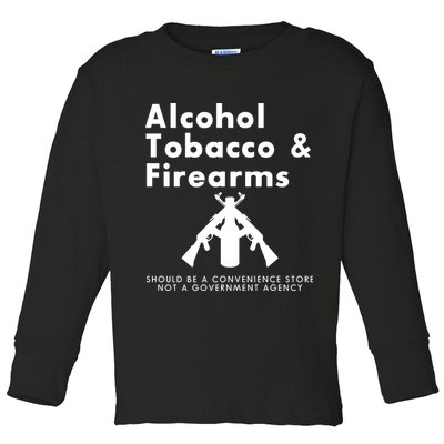 Funny Conservative Gun Rights Second Amendment Toddler Long Sleeve Shirt