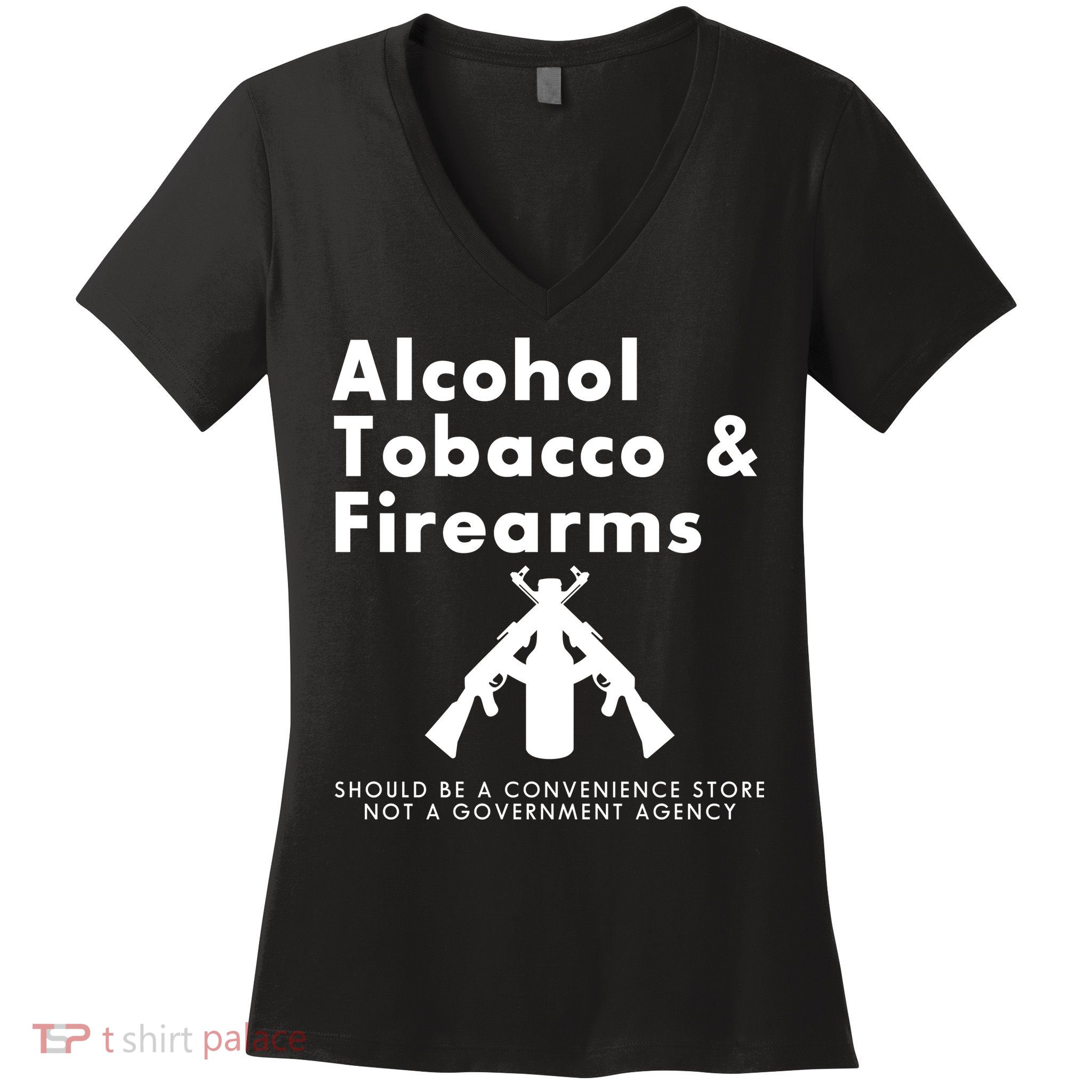 Funny Conservative Gun Rights Second Amendment Women's V-Neck T-Shirt