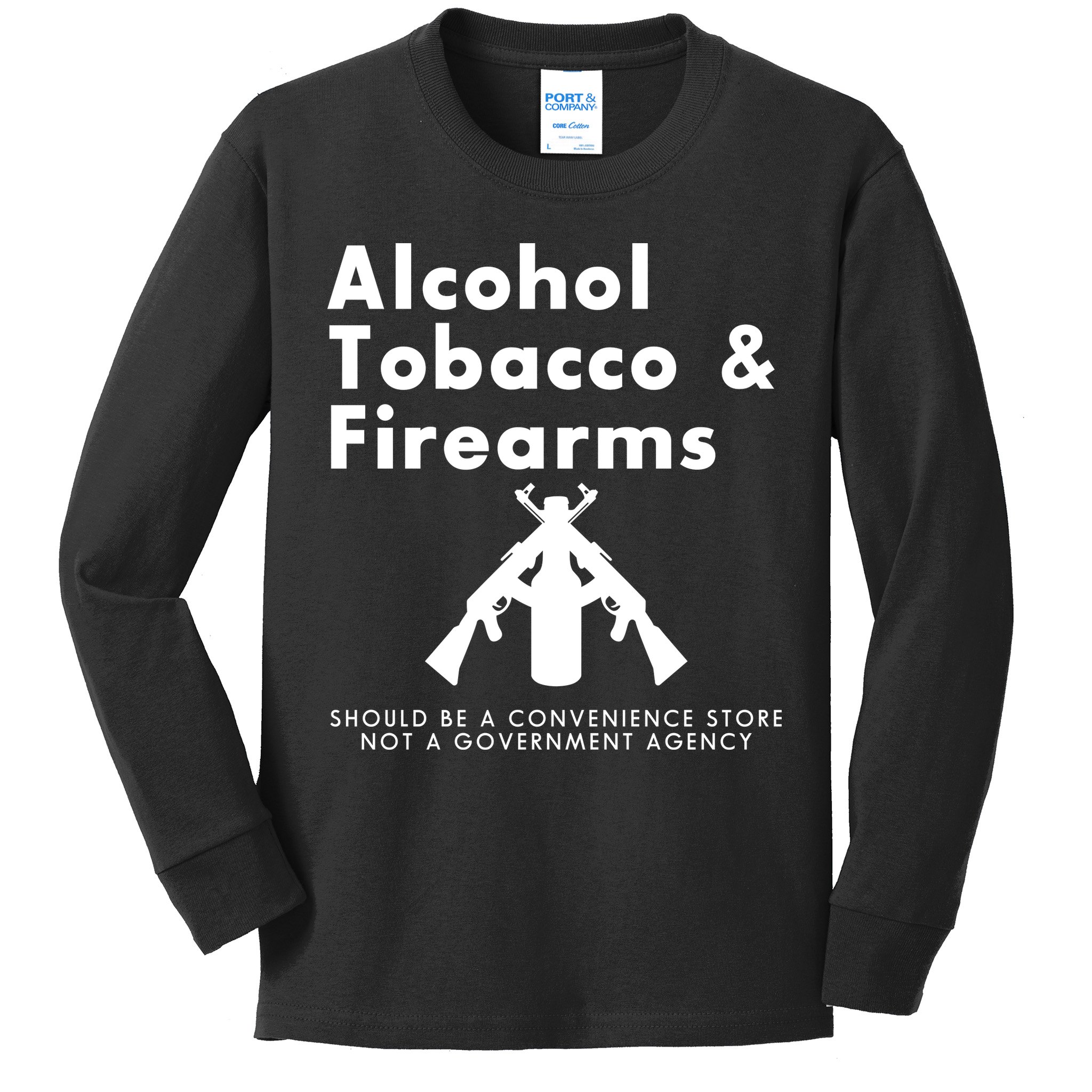 Funny Conservative Gun Rights Second Amendment Kids Long Sleeve Shirt