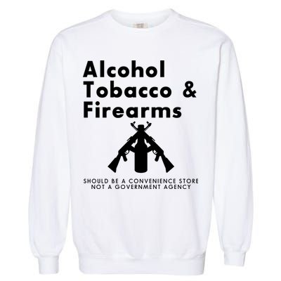 Funny Conservative Gun Rights Second Amendment Garment-Dyed Sweatshirt