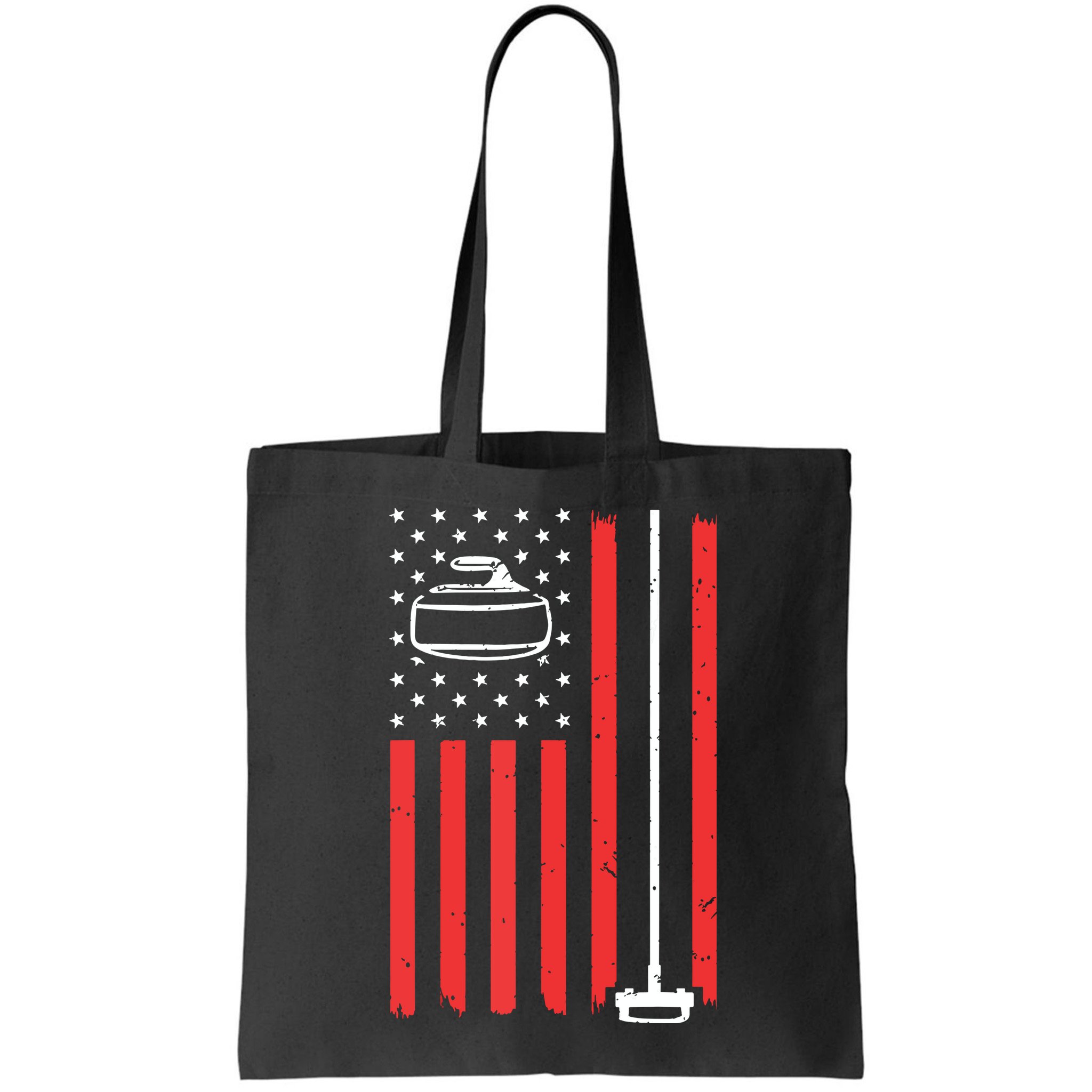 Funny Curling Gift For Men Women Curling Players USA Team Bag