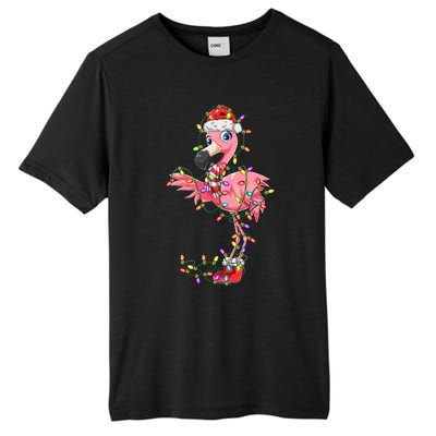 Flamingo Christmas Gift Pink Flamingo Gift Tall Fusion ChromaSoft Performance T-Shirt