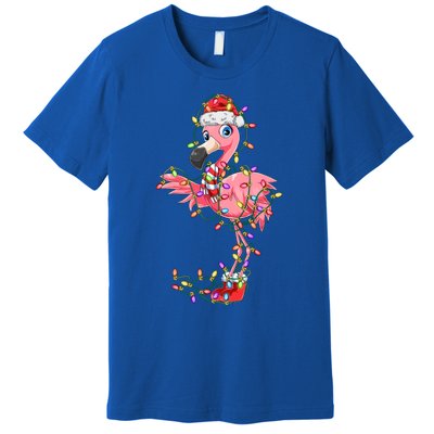 Flamingo Christmas Gift Pink Flamingo Gift Premium T-Shirt