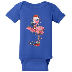 Flamingo Christmas Gift Pink Flamingo Gift Baby Bodysuit