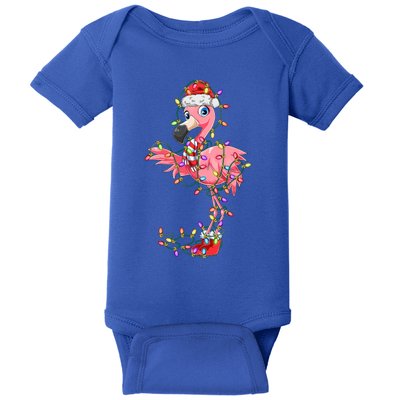 Flamingo Christmas Gift Pink Flamingo Gift Baby Bodysuit