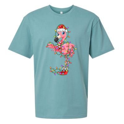 Flamingo Christmas Gift Pink Flamingo Gift Sueded Cloud Jersey T-Shirt