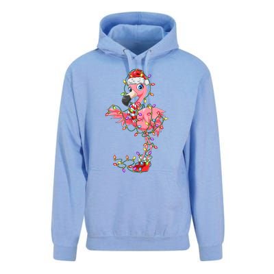 Flamingo Christmas Gift Pink Flamingo Gift Unisex Surf Hoodie