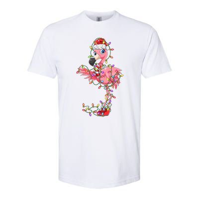 Flamingo Christmas Gift Pink Flamingo Gift Softstyle CVC T-Shirt