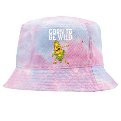 Funny Corn Gift For Men Women Corn On The Cob Costume Farmer Tie-Dyed Bucket Hat