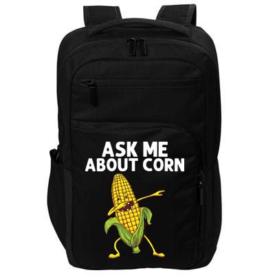 Funny Corn Gift For Men Women Corn On The Cob Costume Farmer Impact Tech Backpack