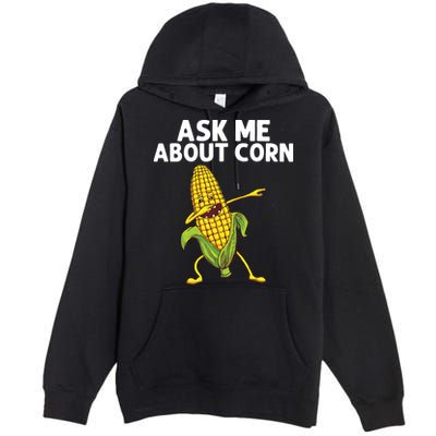 Funny Corn Gift For Men Women Corn On The Cob Costume Farmer Premium Pullover Hoodie