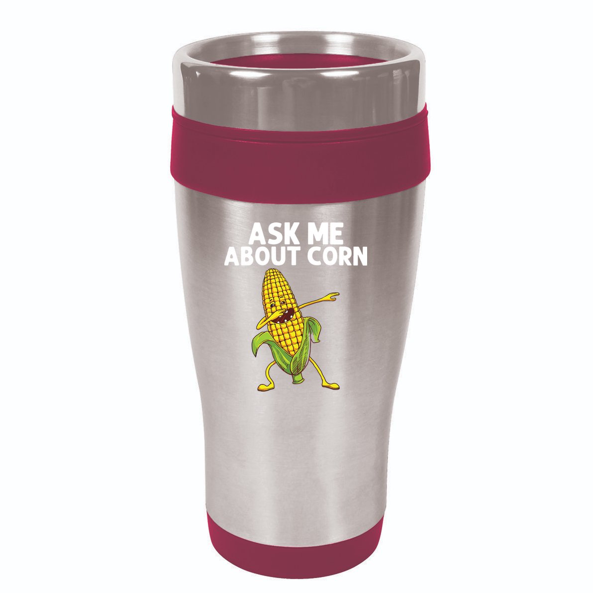 Funny Corn Gift For Men Women Corn On The Cob Costume Farmer 16oz Travel Tumbler