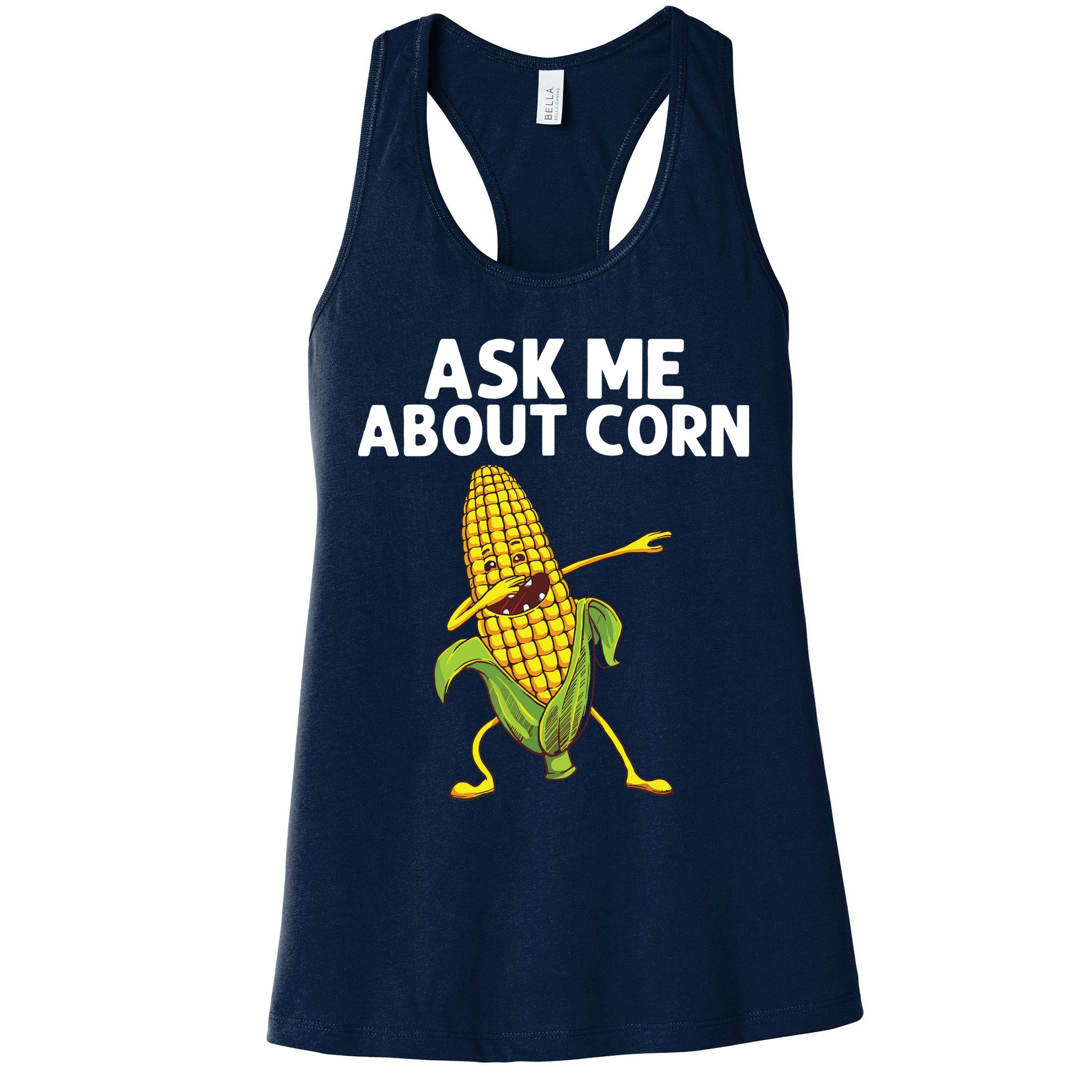 Funny Corn Gift For Men Women Corn On The Cob Costume Farmer Womens Tank Top