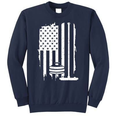 Funny Curling Gift For Men Women Curling Players USA Team Sweatshirt