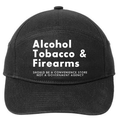 Funny Conservative Gun Rights Second Amendment 7-Panel Snapback Hat
