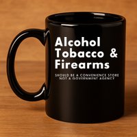 Funny Conservative Gun Rights Second Amendment 11oz C Handle Ceramic Mug