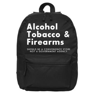 Funny Conservative Gun Rights Second Amendment 16 in Basic Backpack