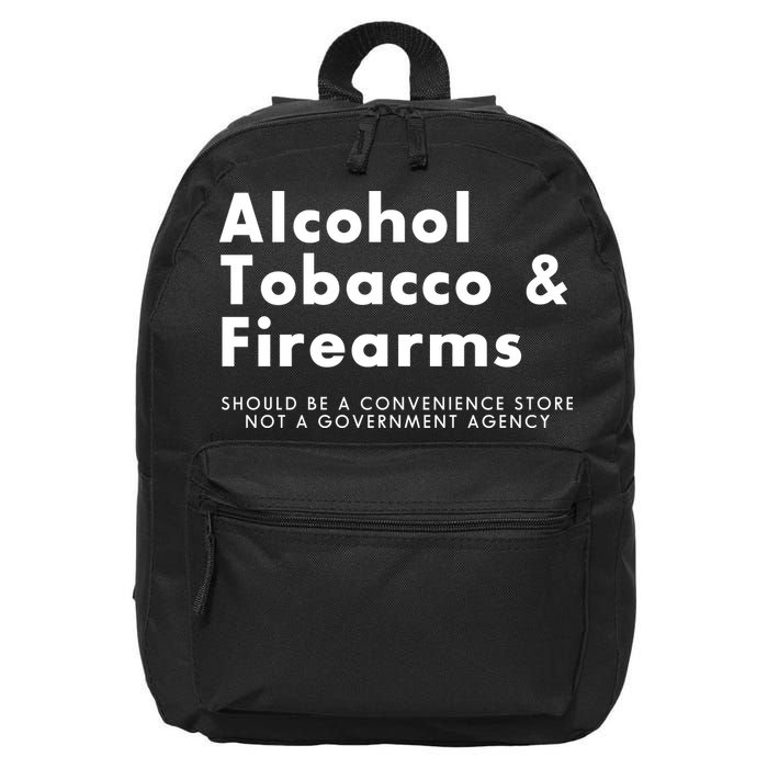 Funny Conservative Gun Rights Second Amendment 16 in Basic Backpack