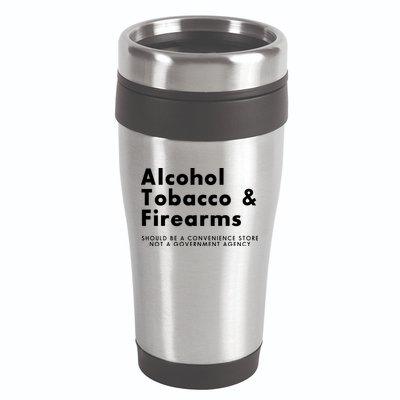 Funny Conservative Gun Rights Second Amendment 16oz Travel Tumbler