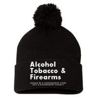 Funny Conservative Gun Rights Second Amendment Pom Pom 12in Knit Beanie