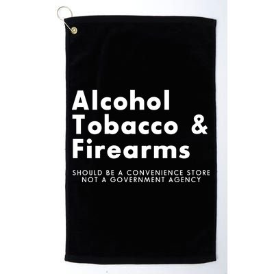 Funny Conservative Gun Rights Second Amendment Golf Towel