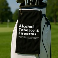Funny Conservative Gun Rights Second Amendment Golf Towel