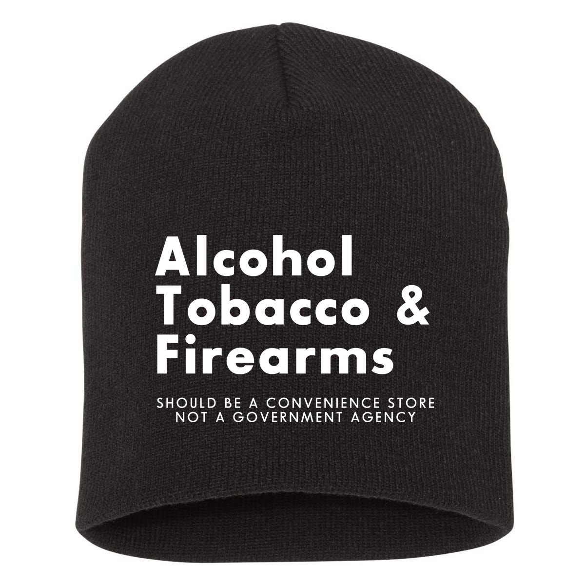 Funny Conservative Gun Rights Second Amendment Short Acrylic Beanie