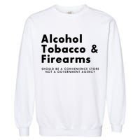 Funny Conservative Gun Rights Second Amendment Garment-Dyed Sweatshirt
