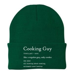 Funny Cooking Guy Definition Gift For Cook Lovers Knit Cap Winter Beanie