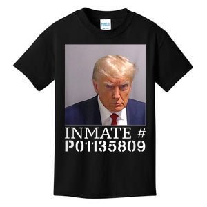 Fulton County Georgia Jail Prisoner Inmate P01135809 Mugshot Kids T-Shirt