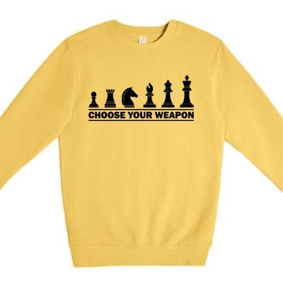 Funny Chess Gift For Chess Lover Kids Boys Girls Cool Player Gift Premium Crewneck Sweatshirt