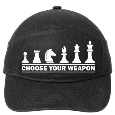 Funny Chess Gift For Chess Lover Kids Boys Girls Cool Player Gift 7-Panel Snapback Hat