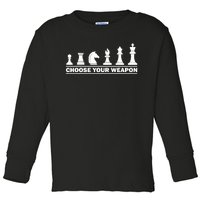 Funny Chess Gift For Chess Lover Kids Boys Girls Cool Player Gift Toddler Long Sleeve Shirt